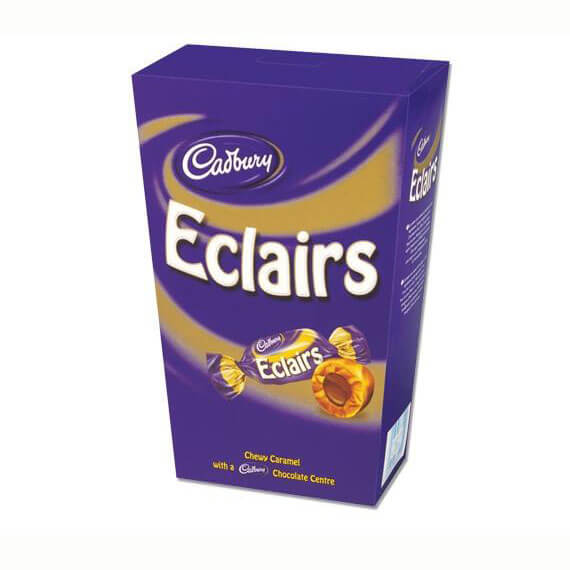 Cadbury Chocolate Eclairs Carton 350g