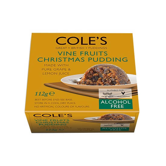 Coles Alcohol Free Vine Pudding 112g