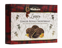 Walkers Royals Ginger with Luxury Dark Chocolate Shortbread 150g