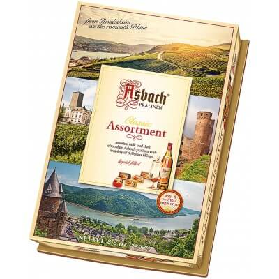 Asbach Assorted Chocolates Gift Box (Item Contains 23 Pieces) 250g