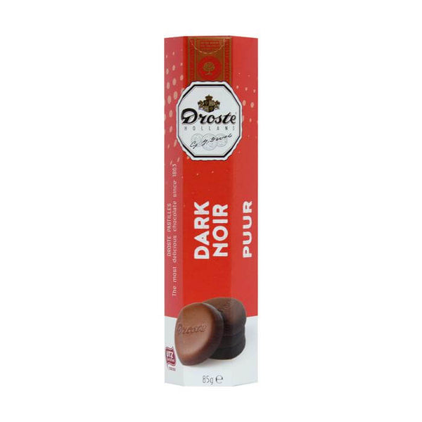 Droste Pastille Dark Chocolate Tube 85g