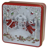 Grandma Wilds Embossed Santas Washing Line Square Tin 100g