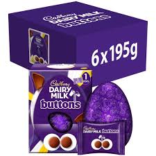 Cadbury Giant Buttons Medium Egg 195g