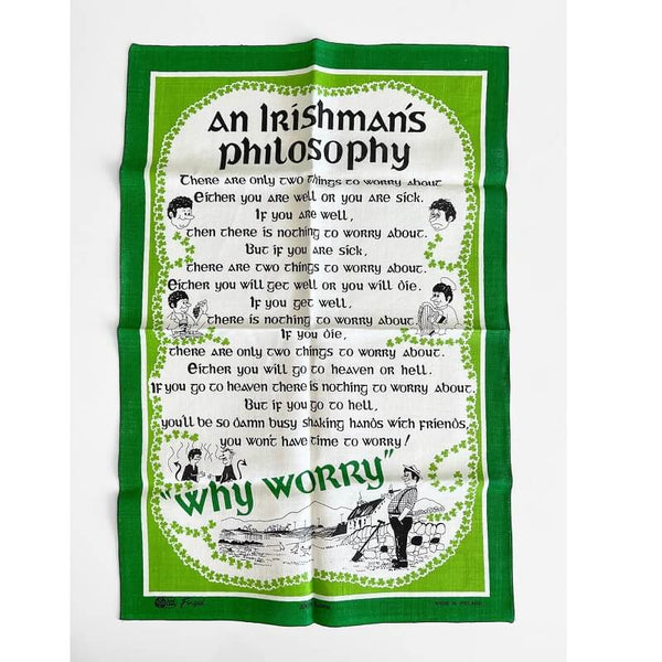 Samuel Lamont Irishmans Philosophy Tea Towel 80g