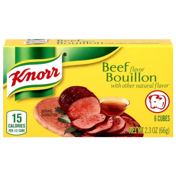 Knorr Beef Bouillon Cubes (Pack Of 6) 66g