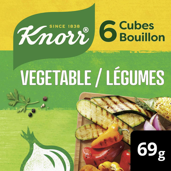 Knorr Vegetable Bouillon Cubes (Pack Of 6) 60g