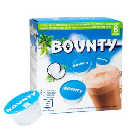 Mars Bounty Hot Chocolate 8 Pods 120g