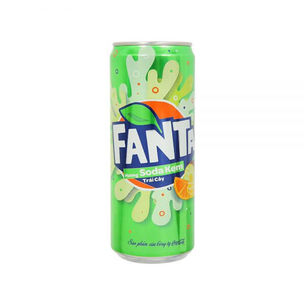 Fanta Cream Fruity Soda Can 320ml