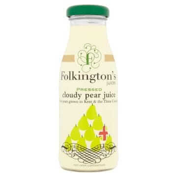 Folkingtons Pear Juice Glass Bottle Pears Grown in Kent 250ml