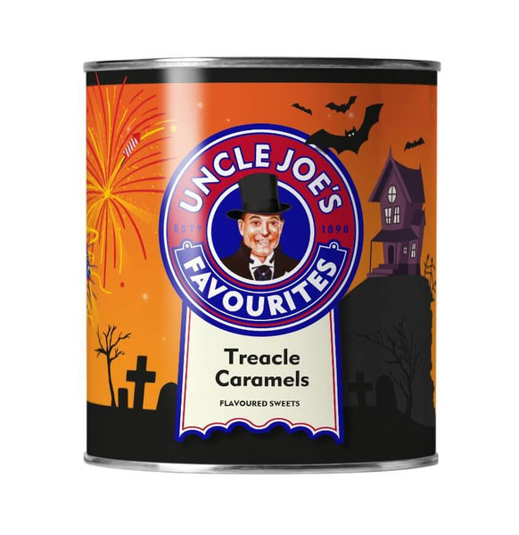 Uncle Joe Hard Sweets Treacle Caramels Flavour Tin 120g