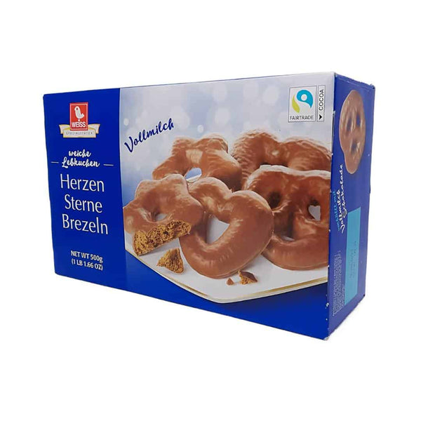 Weiss Schokoladen Lebkuchen Vollmilch 500g