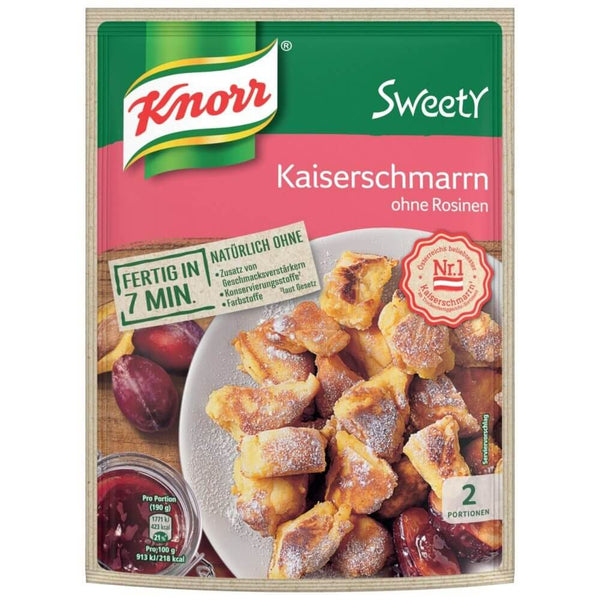 Knorr Sweet Pancakes With Raisins Sweety Kaiserschmarrn Mit Rosinen 205g